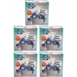 Nem Alıcı Rutubet Giderici Yedek Tablet 5'li 2 x 250 gr Yeşil Elma