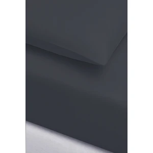 İyi Geceler İstanbul Igi Ranforce Çift Kişilik Fitted Çarşaf Set - 160X200 - Füme