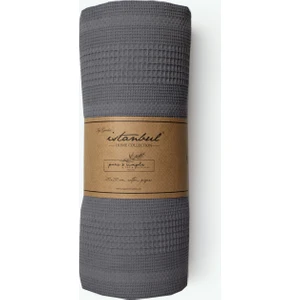İyi Geceler İstanbul Pure Simple Tek Kişilik Pike 160X230 Cm- Antrasit