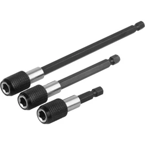 6 , 10 , 15 cm 3 Lü Kilitli Bits Uzatma Adaptörü