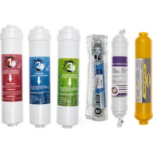 Kapalı Kasa Su Arıtma Cihazlarına Uyumlu 6'lı Filtre Seti Lg Membranlı