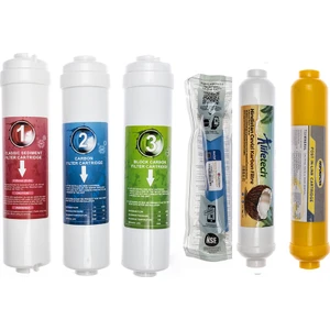 Kapalı Kasa Su Arıtma Cihazlarına Uyumlu 6'lı Filtre Seti Lg Membranlı