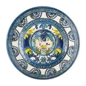 Baci Mavi Barok Tabak 21.5 cm.