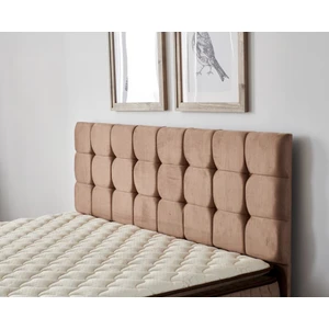Niron Rama Başlık Çift Kişilik Yatak Başlığı - 150 cm Sütlü Kahve Kumaş Başlık