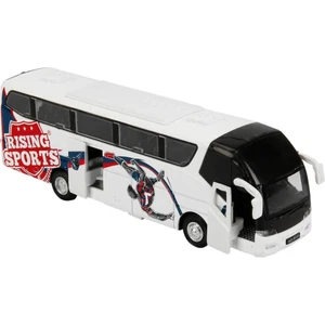 Rising Sports Sesli ve Işıklı Takım Otobüsü 19 Cm. - Beyaz