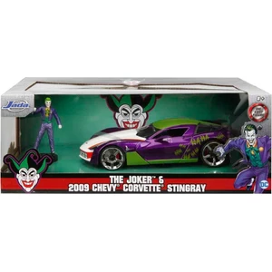 Jada Toys 1:24 Joker Figür ve 2009 Chevy Corvette Stingray Araba