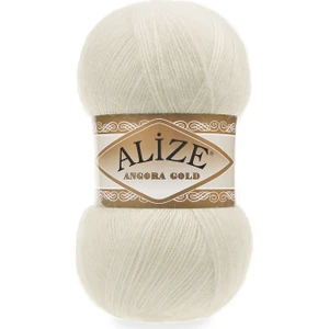 Angora Gold Şal Yelek Örgü Ipi 01 Krem