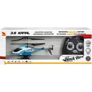 Uzaktan Kumandalı Black Bird Helikopter 3,5 Kanal 25 Cm. - Mavi