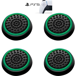 Ps5 Dualsense 2 Çift Tırtıklı Analog Başlığı Yeşil