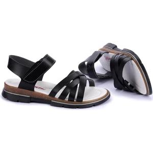 Kiko Şb 2469-78 Orto Pedik Kız Çocuk Sandalet Terlik Siyah