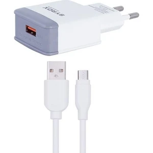 3.0A Micro USB Hızlı Şarj & Data Seti Quick Q30 (Adaptör+Kablo) Kutusunda.