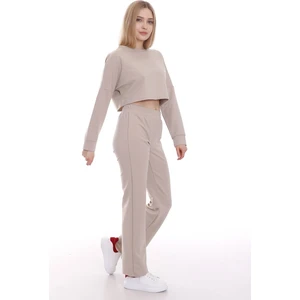 Dısentıs Modest Uzun Kollu Crop Sweatshirt
