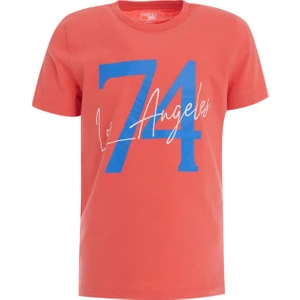 Erkek Çocuk Yazı Baskılı Kısa Kollu Tişört