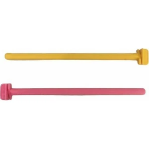 Kuşlar Için Renkli Plastik Tünek 19 cm - 2'li