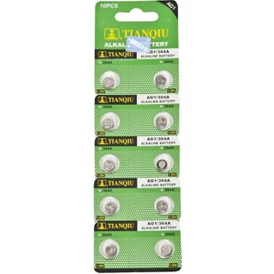 Tıanqıu Ag1 LR621/364 Alkalin 10'lu Düğme Pil
