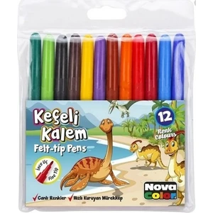 Nova Color NC-620 Keçeli Kalem 12'li