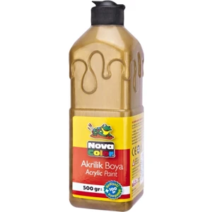 Nova Color NC-670 Akrilik Boya 500 gr Altın