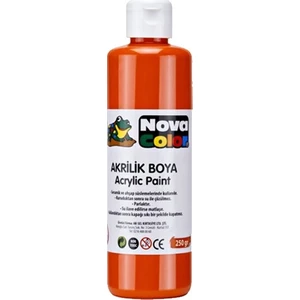 Nova Color NC-438 Akrilik Boya 250 gr Turuncu