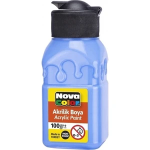 Nova Color NC-2020 Akrilik Boya Şişe 100 cc Açık Mavi
