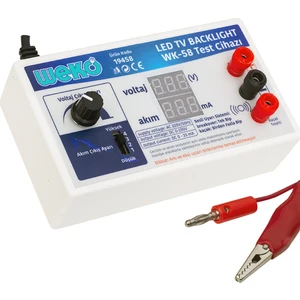 LED Tv Backlıght Voltaj-Amper Ölçer Sesli Test Cihazı Output 0-230V