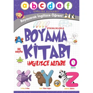Etkinliklerle Boyama Kitabı Ingilizce Alfabe - Emrecan Zengin