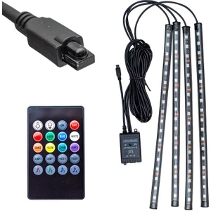 Sese Duyarlı Araç Içi Kumandalı Rgb LED Animasyon Kit