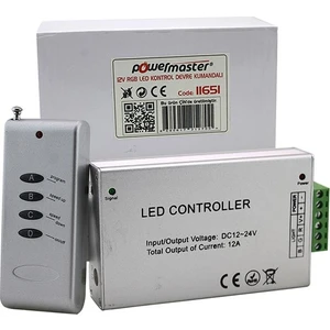 PM-11651 12V-24V 12 Amper LED Rgb Kontrol Devresi Kumandalı