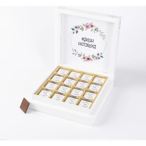 Topal Kadir İsme Özel Sargılı Madlen Nikah Çikolatası 32'li