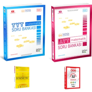 ÜçDörtBeş Yayınları TYT Matematik ve AYT Matematik Soru Bankası + Deneme