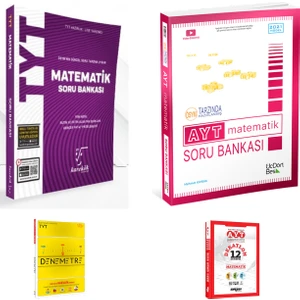 Karekök Yayıncılık TYT Matematik ve 345 AYT Matematik Soru Bankası + Deneme