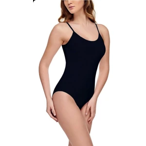 Seher Yıldızı 6 Lı Paket  Kadın Siyah  Ip Askılı Pamuklu Likralı Kancalı Body Zıbın 0066