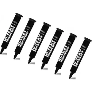 Permanent Marker Yuvarlak Uçlu Siyah 6 Adet