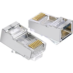 RJ45 Jack Metal Uç Jak Konnektör Başlık 100 Adet