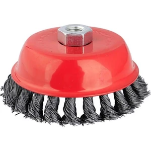 Burgulu Çanak Tel Fırça 100MM