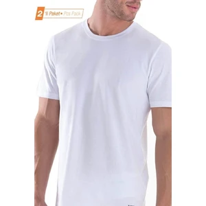 %100 Pamuk 2'li Ekonomik Paket Erkek T-Shirt Fanila