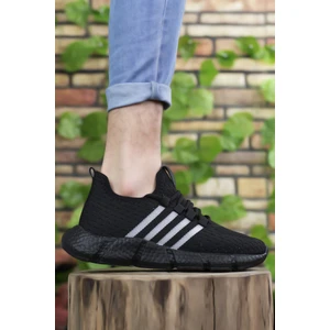 Siyah Siyah Kadın-Erkek Sneaker 0012370