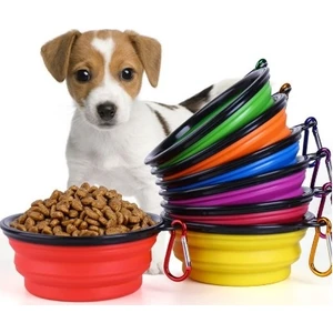 Katlanabilir Evcil Hayvan Kedi Köpek Mama Su Kabı