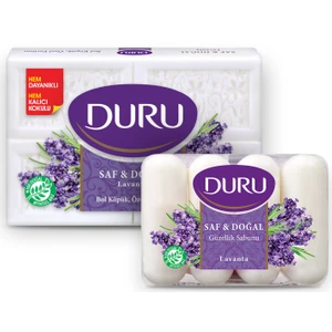 Kalıp Sabun Saf Doğal Lavanta 600 gr ve Duru Güzellik Sabunu Lavanta 280 gr