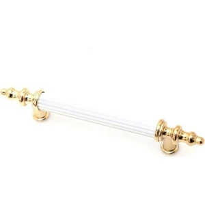 5'lialtın Gold ve Beyaz Gövdeli 96 mm Kumru Kulp