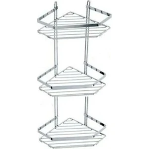 Beşgen Lamalı Köşe Raf