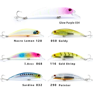 Ziggy 70MM 9.6gr Sinking Lrf Maket Balık