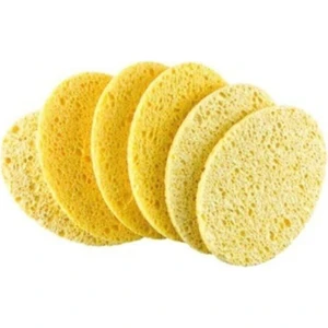 Yüz Temizleme Süngeri 6'lı Sarı Paket Alkol İçermez Doğal İçerik