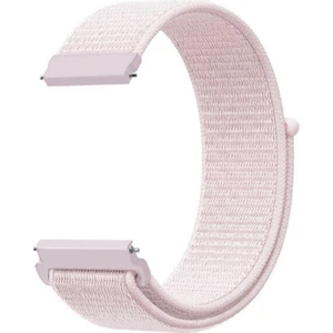 Amazfit Gts 2 Mini Kordon Kumaş Cırtcırt Kordon Açık Pembe