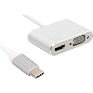 PM-18227 USB Type-C To Hdmı-Vga 2 In 1 Adaptör