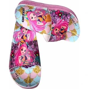 Yazlık Kız Çocuk Prenses Baskılı Havuz Deniz Banyo Ve Günlük Terlik