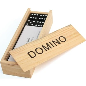 Domino Ahşap Kutulu Oyun 2'li Set