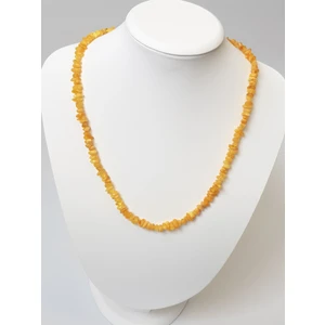 Kehribar Sarayı Damla Kehribar Süt Rengi Anne Kolye 52 cm Sertifikalı