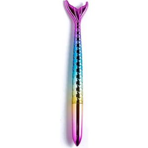 Denizkızı Tükenmez Kalem Balık Kuyruğu Rainbow 17CM