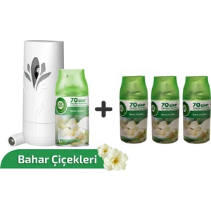 Air Wick Oda Kokusu Freshmatic Bahar Çiçekleri Kit+ Yedek 250 ml + 70 Güne Kadar Ferahlık 3 x 250 ml