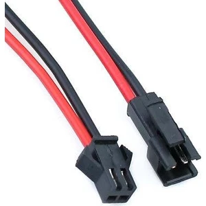 2 Pin Dişi - Erkek Bağlantı Soketi - 15 cm Kablolu